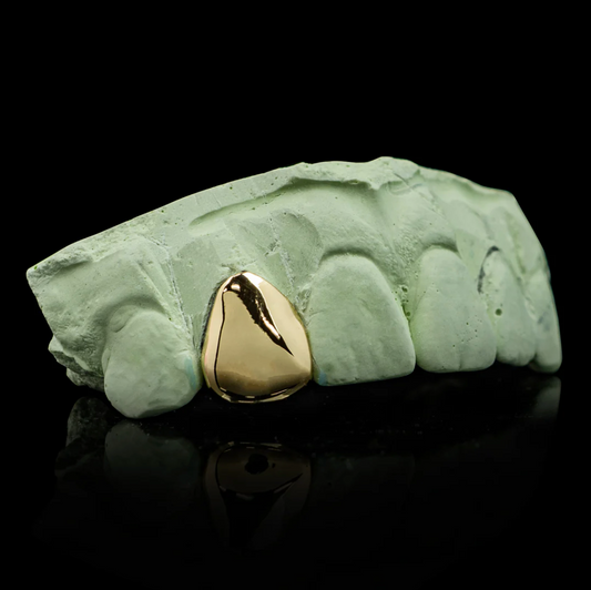 Solid Single Gold Tooth Grillz